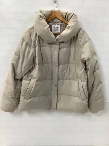 11.27 A137P 이카 아우터 다운 자켓 베이지 계열 L