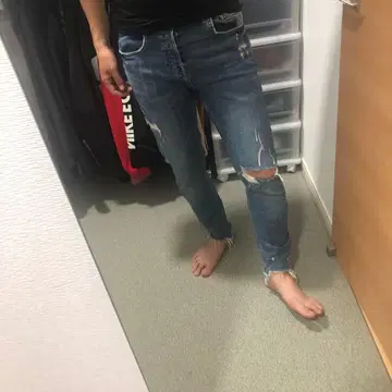 ZARAMAN 데미지 스트레치 데님 30