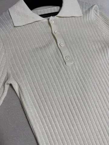 cccmalie 시마리 캐시미어 폴로 옷깃 에크루 38