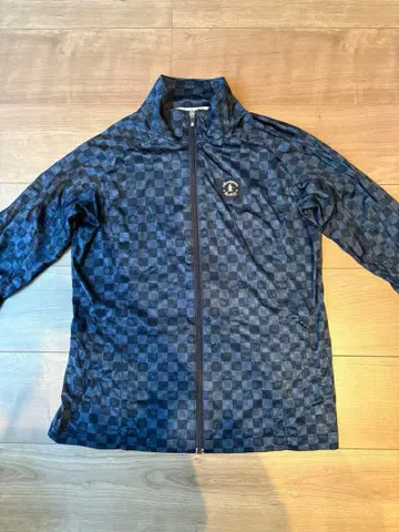 MUNSINGWEAR 나일론 자켓 얇은 소재 네이비 골프 L