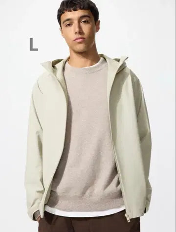 유니클로 UNIQLO 블록 테크 후드티/3D 컷