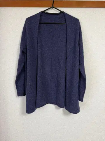 Posh Alma 캐시미어 100% 네이비 L 사이즈 가디건