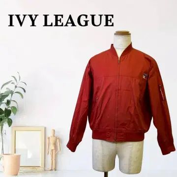 zG691 [ M ] IVY LEAGUE 블루종 숏 기장 래글런 슬리브