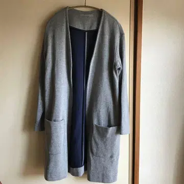 theory luxe 그레이 긴팔 가디건