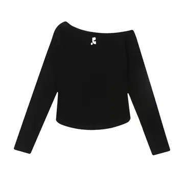 Rest & Recreation 원숄더 롱T 싱글 로고