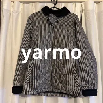 yarmo madeinEngland 스트라이프 패턴 퀼팅 자켓
