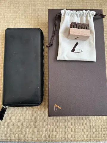 츠치야 가방 코도반 지퍼 롱 퍼스 블랙