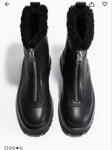 [새상품급] H&M 웜 라인 부츠 42(26cm)