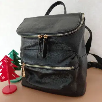 블랙 백팩 (1회 사용) 소가죽 귀여움