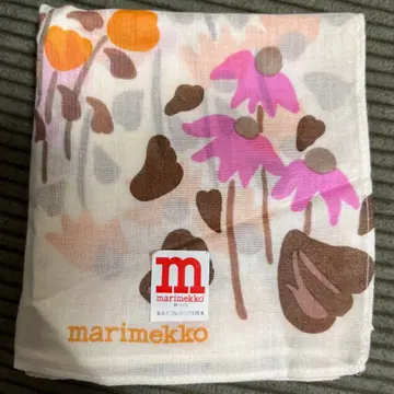 새상품 marimekko 마리메꼬 스카프 반다나 손수건 대형