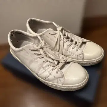 Converse All Star COUPE OX 화이트 가죽 스니커즈