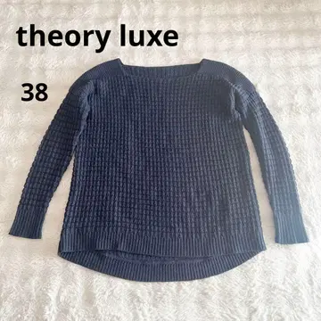 띠어리 럭스 캐시미어 100% 니트 네이비 38