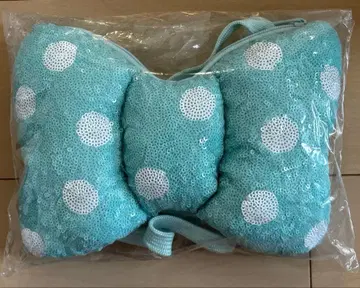 미니 스팽글 리본 숄더백 스카이블루