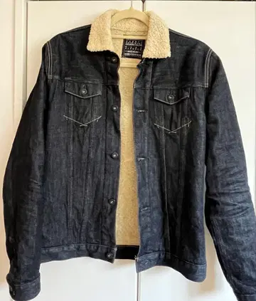 KURO 크로 보아 데님 자켓 오이카와 데님 일본제 새상품급 M
