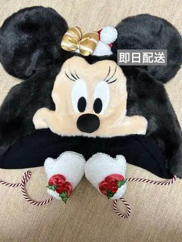 디즈니랜드 씨 크리스마스 미니 팬캡