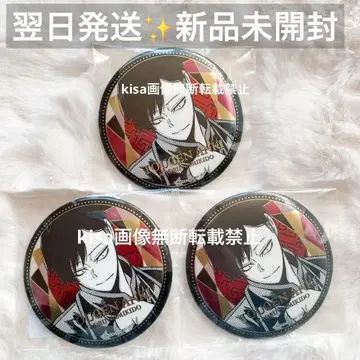 도원암귀 76mm 메탈릭 캔뱃지 나미키 카오루 tsutaya 3점