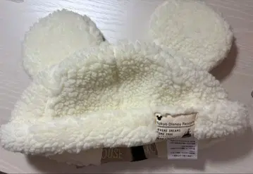 화이트 복슬복슬 디즈니 모자