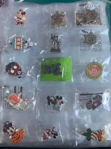 디즈니 핀 배지 묶음 판매