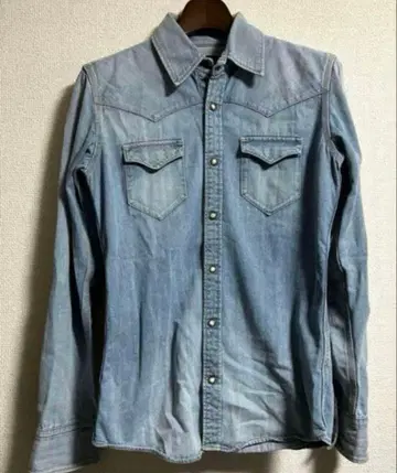 junhashimoto 웨스턴 셔츠 데님 셔츠