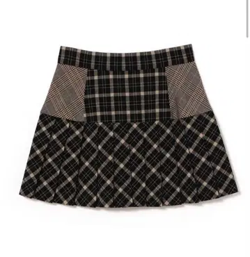 coco check pleats skirt