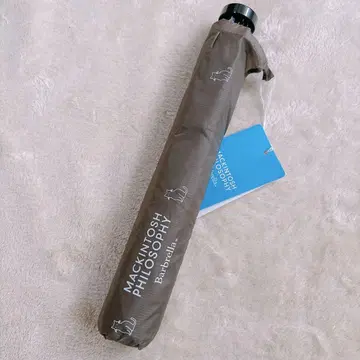 매킨토시 철학 우산 경량 바브렐라 고양이 접기 베이지