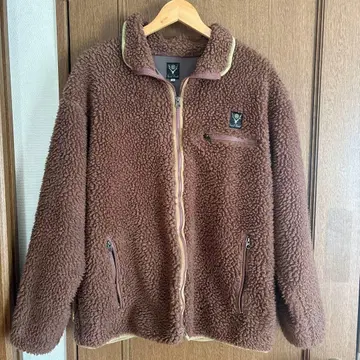 Soe2 Weste 브라운 플리스 자켓 M