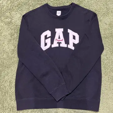 GAP 오리지널 로고 맨투맨 네이비