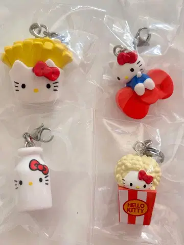 헬로키티 아메리칸 디자인 메지루시 액세서리 4개 세트