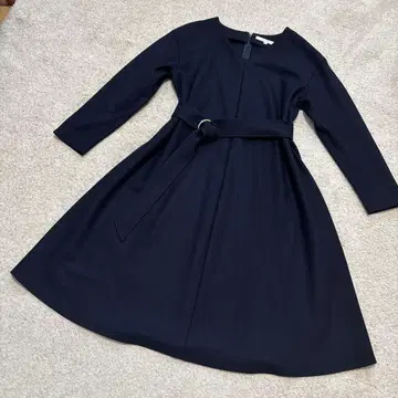 언타이틀 A라인 벨트 롱 원피스 사이즈 3 울 100%