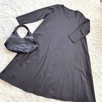 컨디션 최상 mizuiroind 미즈이로 인드 A라인 원피스 차콜 그레이