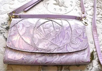 ANNA SUI 엘사 엘사 멀티 숄더백 보라색