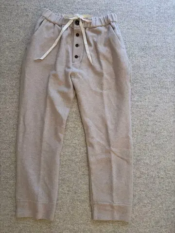 GASA 팬츠 울린넨 베이지 팬츠
