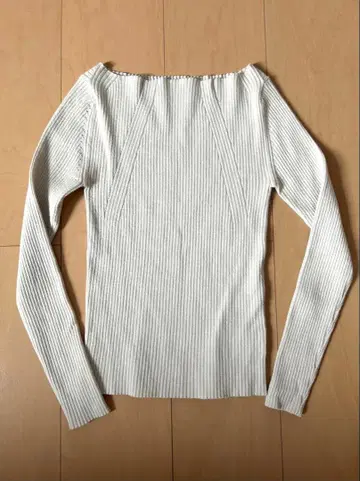 투데이풀 TODAYFUL 화이트 리브 니트 긴팔