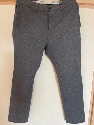 BEAUTY&YOUTH 더블 니트 노플리츠 슬랙스 팬츠