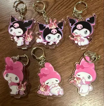 우사미 오리지널 콜라보 디자인 아크릴 키링 쿠로미 마이멜로디