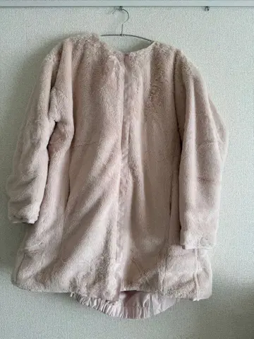 SWEET MOMMY   대응 리버서블 퍼 마마 코트