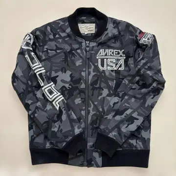 AVIREX USA 카모플라쥬 플라이트 자켓 XL