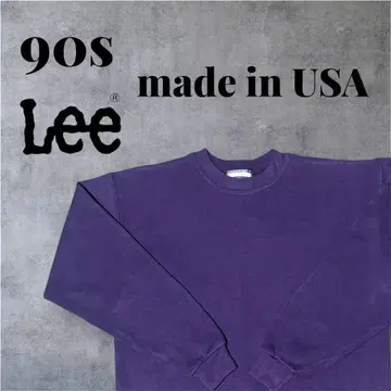 리 헤비웨이트 퍼플 맨투맨