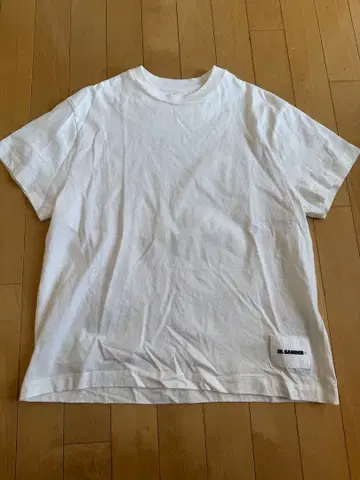 JIL SANDER 팩 티셔츠 화이트 1장 M 사이즈