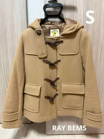 Ray BEAMS 베이지 더플 코트