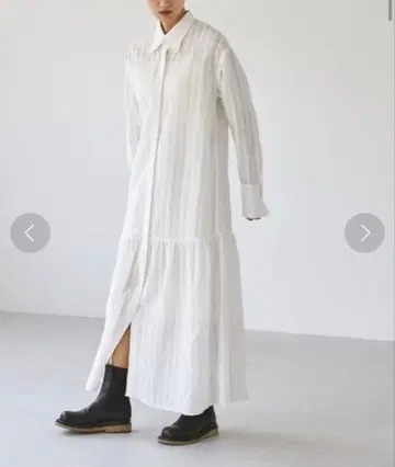 새상품 미사용 TODAYFUL Sheerstripe 셔츠 드레스