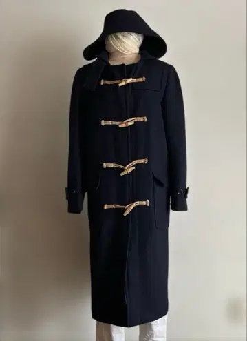 AVW384 네이비 더플 코트 후드 부착 M