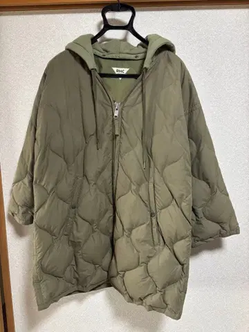 RHC 퀼팅 자켓 후드 부착 올리브 그린