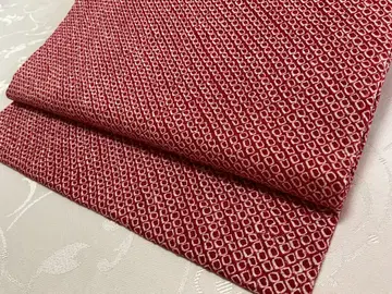 오비 만들기 오비 카노코 시보리 빨흰 새상품 미사용