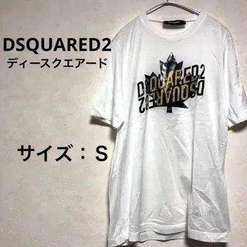 [새상품급] DSQUARED2 T셔츠 화이트 S사이즈