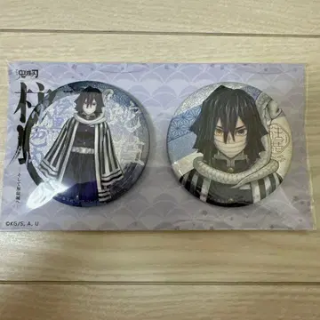 귀멸의 칼날 기둥전 이쿠로 오바나이 키 비주얼 글리터 캔뱃지 세트 귀멸