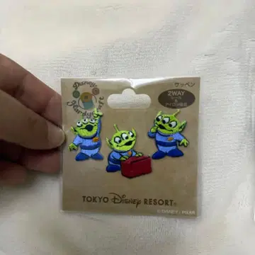 디즈니 와펜 한정판 에이리언 파크 패턴 세트 재봉 미사용 새상품