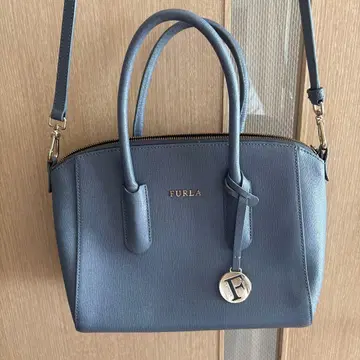FURLA 블루 그레이 숄더백