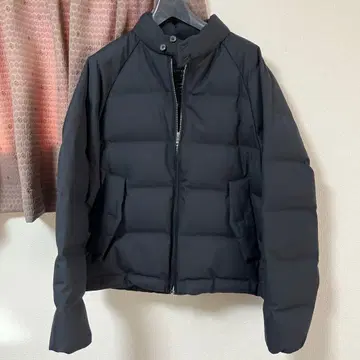 울 실크 트윌 다운 블루종