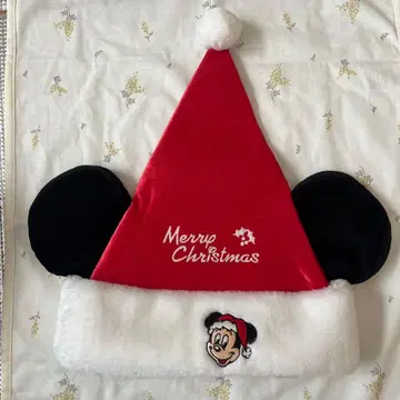 도쿄 디즈니랜드 미키 귀 달린 산타 모자 크리스마스